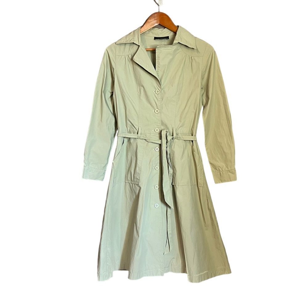 Emilio Valentino light green lightweight‎ coast. Size small